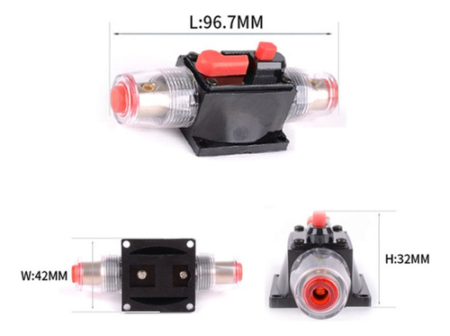 Portafusibles De Audio Para Coche Dc 12-24v 40a