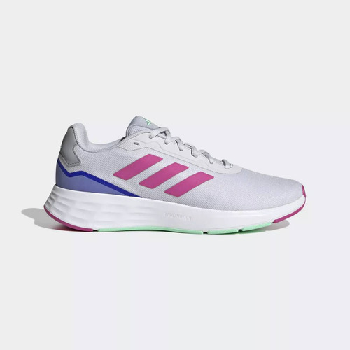 Zapatillas adidas Start Your Run color dash grey/lucid fuchsia/pulse mint - adulto 34.5 AR