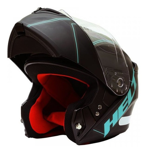 Imagem 2 de 5 de Capacete Helt New Hippo Sci-fi Escamoteavel Robocop