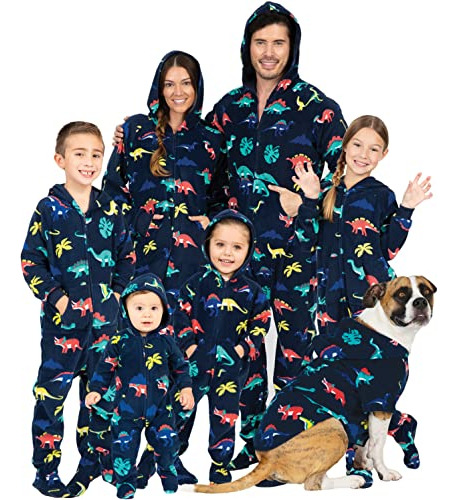 Pet Pjs - Sudadera Con Capucha De Forro Polar Dino World Pet