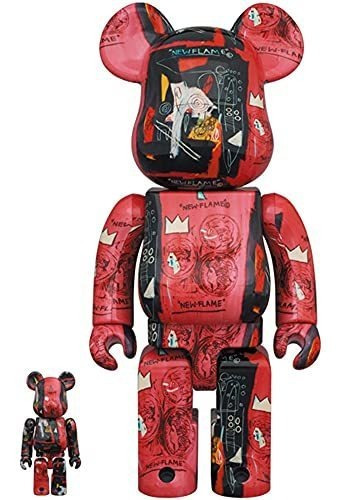 Be@rbrick Andy Warhol × Jean-michel Basquiat #1 400% &amp; 1