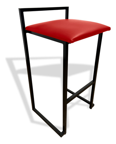 Comedor Periquero Mesa Alta Para Bar Restaurante Cafetería Rojo Liso
