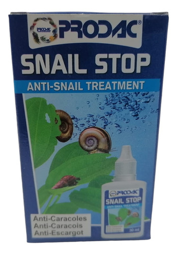 Prodac Snail Stop 30 Ml Elimina Caracoles Acuario Pecera