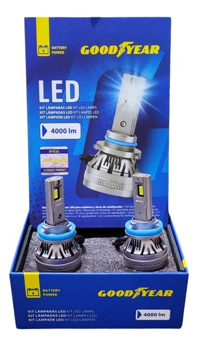 Kit Luces Led Goodyear H7 H11 9005 9006 50w 7000k Luz Blanca H11 7000k Blanco Frío