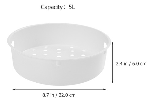 Plato Vaporero Multifunción Thicken Steamer Container