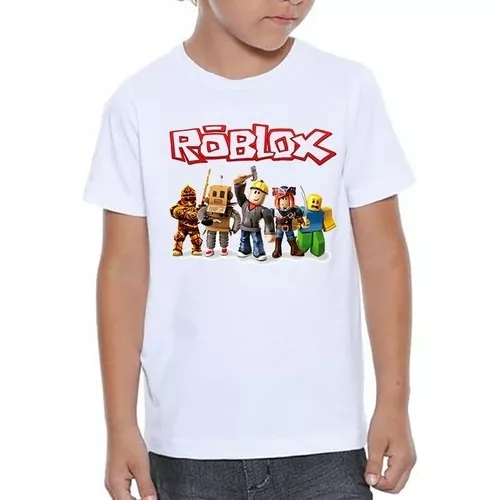 Camiseta Camisa Infantil Roblox Jogo Pc Game