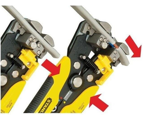 Pinza Pela Cable Autoajustable Stanley Profesional 96-230