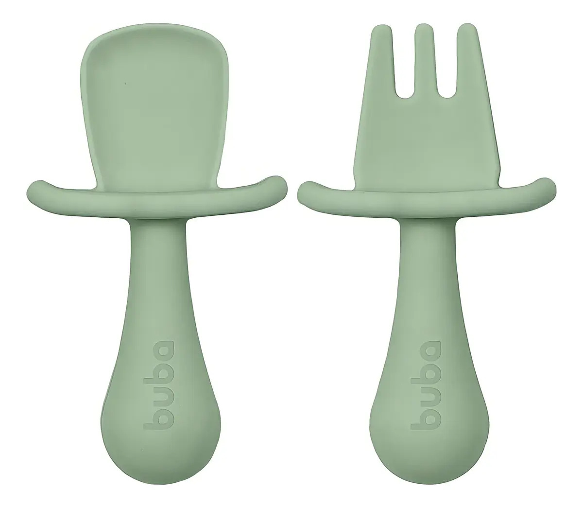 Kit Talher De Treinamento Em Silicone Verde Buba 15818