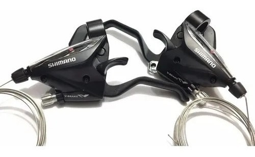 Imagem 1 de 3 de Trocador Shimano St-ef65 3 X 9v 27v V-brake