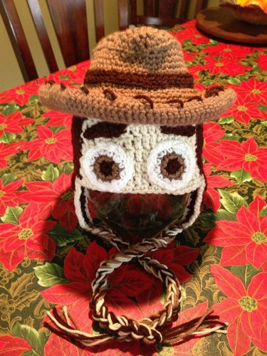 Gorro Woody Toy Story Tejido Crochet 