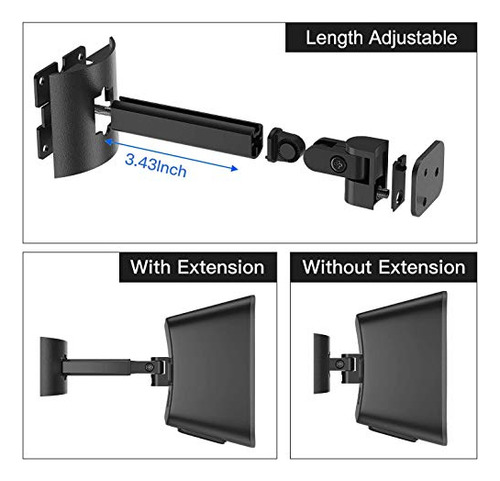 Soporte De Pared Y Techo Para Logitech Z906 5.1 Surround