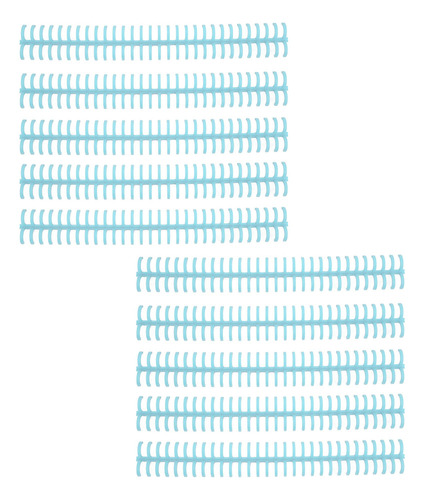 S Cinta De Encuadernación Azul Con Hojas Sueltas, 10