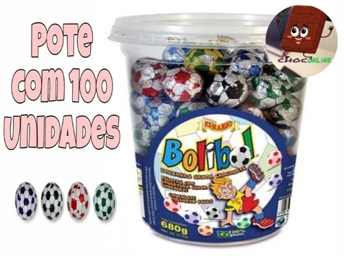 Chocolate Bolinhas De Futebol Top Milk C/85x5,8g