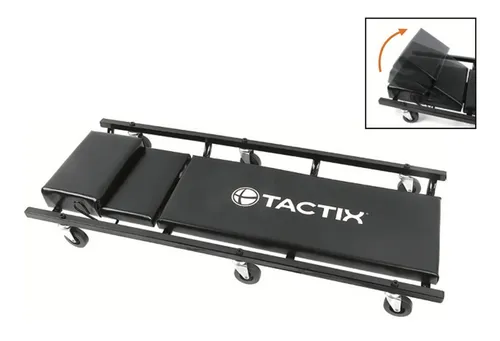 Cama De Taller Tactix Acolchada 101cm 6 Ruedas Resistente