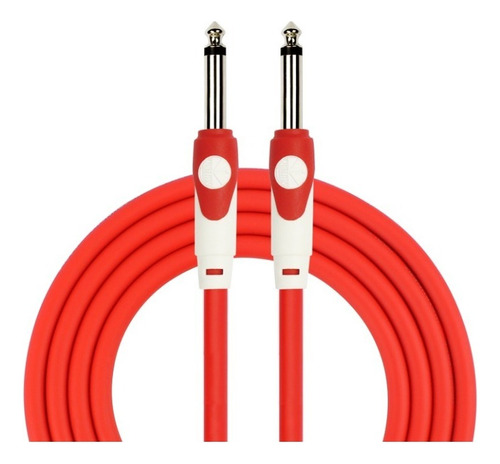 Cable Kirlin Para Instrumento 3 Mts Profesional, Lgi-201 Color Rojo