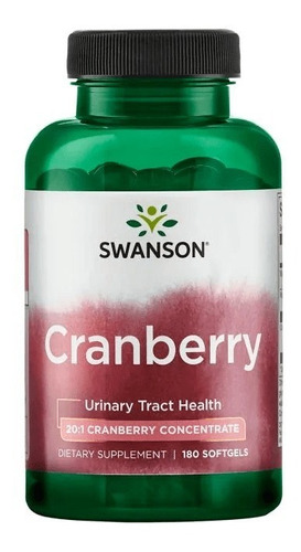 Imagen 1 de 2 de Cranberry 180 Capsulas Swanson