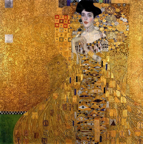 Lienzo Retrato Adele Bloch Klimt 80x80cm Canvas Tela