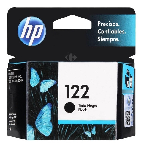 Cartucho Hp 122 Negro Deskjet 1050 2050 3050 Backupuy