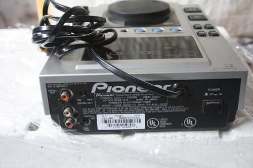 Cd Player Pioneer Cdj-100 Não Funciona (Usado)