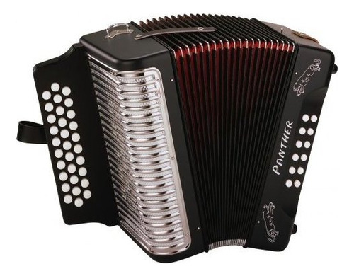 Hohner Panther 31 botón Acordeón Diatónica En Gcf