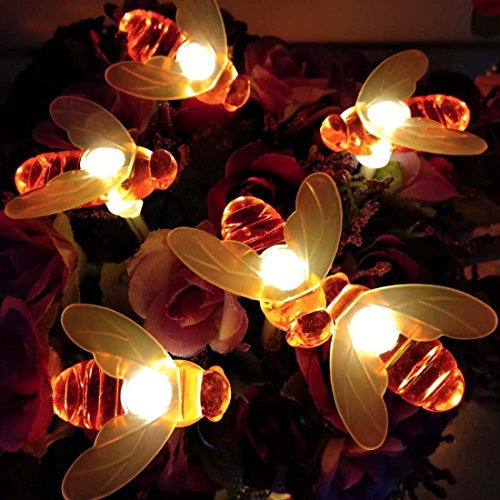 2pack Honeybee Luces De Cuerda De Hadas 20 Led 75 Pies Honey