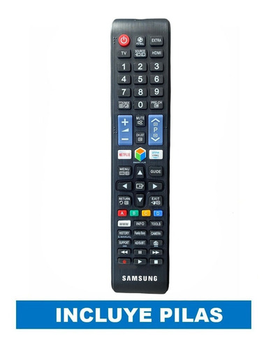 Imagen 1 de 1 de Control Samsung Smart Tv 3d Netflix Amazon + Pilas Gratis