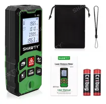 Comprar SHAWTY Medidor Láser De Distancia 40m, Telémetros Láser, Retroiluminación LCD, Medidor De Distancia Láser Silenciable, Medidor Láser para Viviendas, Edificios, Áreas