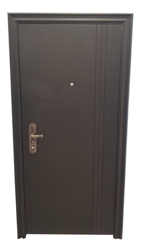 Imagen 2 de 4 de Puerta Seguridad Blindada Multianclaje Chapa 18 Pesada 53kg