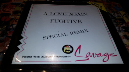 Savage A Love Again (special Remix) Vinilo Maxi Italy 1985