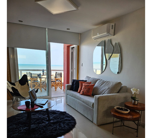 Alquiler Departamento En Las Gaviotas, Mar De Las Pampas, Con Terraza Privada