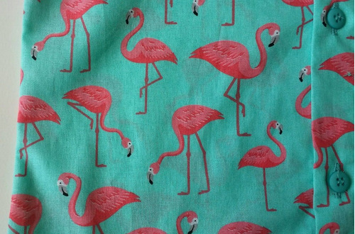 roupa infantil de flamingo