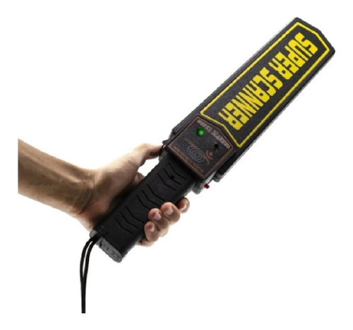 Detector De Metais Alta Sensibilidade Portátil Scanner Cor Preto