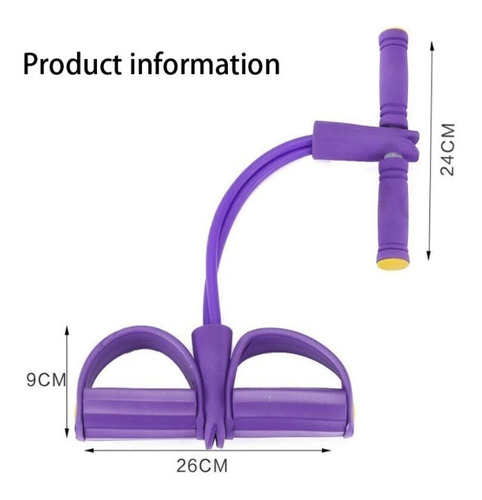 Extensor Elástico Para Exercícios Academia Ginástica Yoga