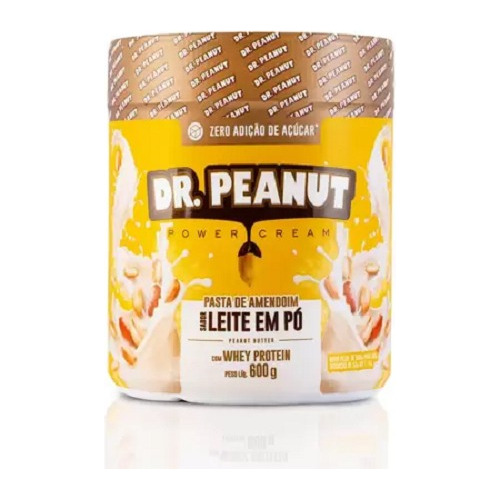 Pasta De Amendoim Leite Ninho 600g - Dr. Peanut 