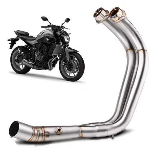 Escapamento Para Mt 07 Full Inox Ronco Esportivo Coletor
