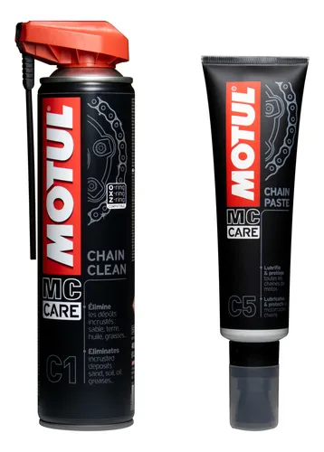 Motul C5 + Motul C1 (lubricante Y Desengrasante De Cadena) 