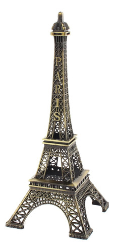 Torre Eiffel Metálica 18 Cm Alto Decoraciones Temática Paris