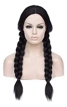 Comprar Pelucas Braidas Dobles Largas De 28  Traje Pelucas 6mkd7