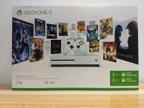 Xbox One S 1tb C/un Joystick + 3 Meses De Game Pass Y Live!!