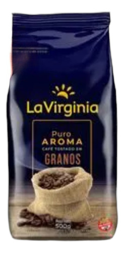 Café La Virginia Tostado En Granos De 500g