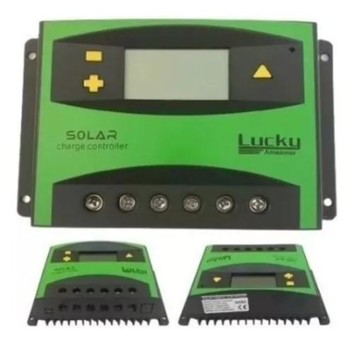 Comprar Controlador De Carga Solar Pwm 40a 12-24v 2 Usb
