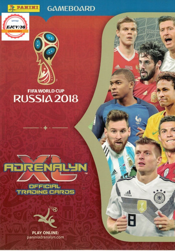 Coleccionador Cartas Adrenalyn Mundial Rusia 2018 Panini