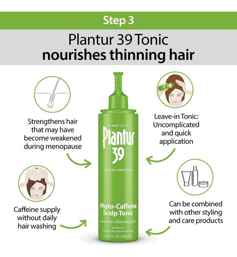 Plantur 39 Phyto Caffeine Womens Sistema De 3 Etapas Para Cr