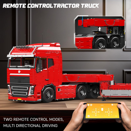 Kit De Bloques De Modelo De Camión Tractor Mould King, Set