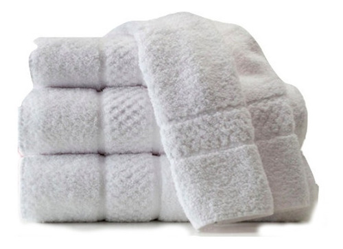 Imagen 1 de 3 de Toallon Hotelero De 90x150 Cm ALG 100% 550 Gr/m2 Blanco