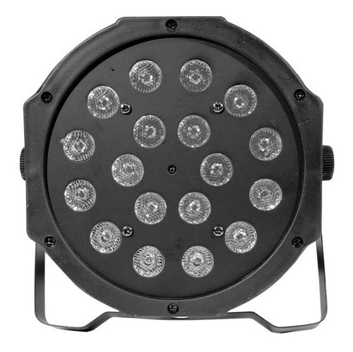 Tacho Proton 18 Led 3w Cosmo Uv Luz Negra Tecshow Con Remoto