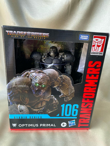 Transformers Optimus Primal 106 Variante De Caja Con Ventana (Usado)