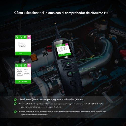 Probador De Circuitos Eléctricos Power Probe Top Diagnostic