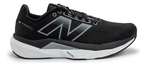 O tênis New Balance FuelCell Propel v6, com seu design moderno e entressola espessa