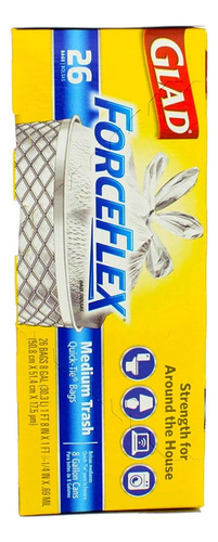 Forceflex Quick-tie - Bolsas De Basura Medianas (caja De 26